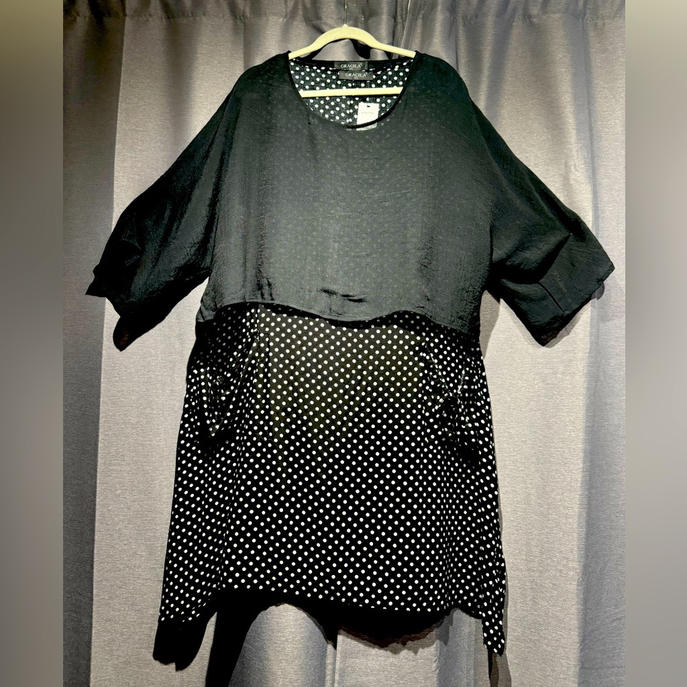New Tank Polka Dot Dress with Top